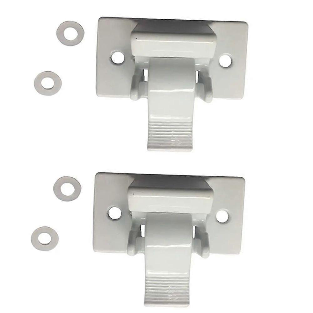 2PCS Awning Arm Lower Mounting Brackets for RV Camper Trailer Bottom Replacement