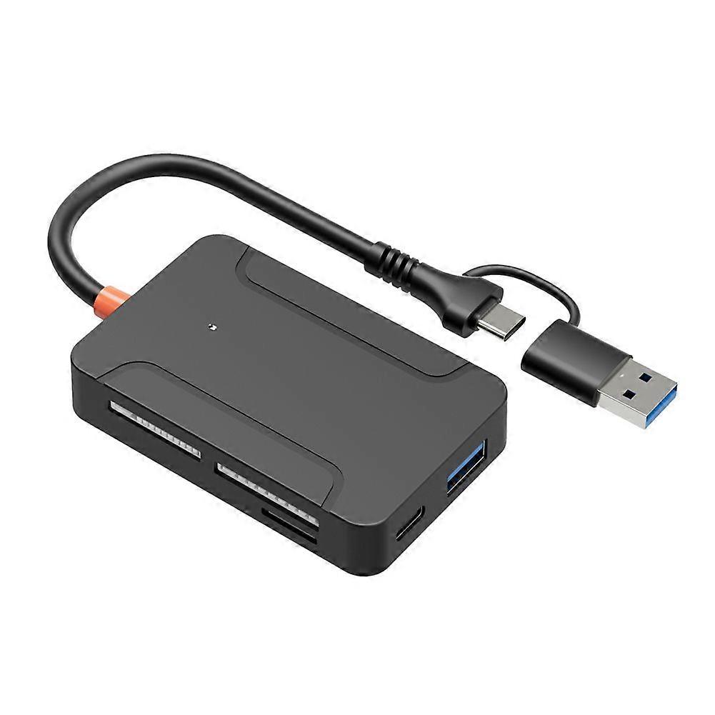 Type C USB 3.0 Card Reader SD TF CF MS U Disk Compact Flash Card Adapter for Laptop Multi Card Reader 8 in 1 Card Reader