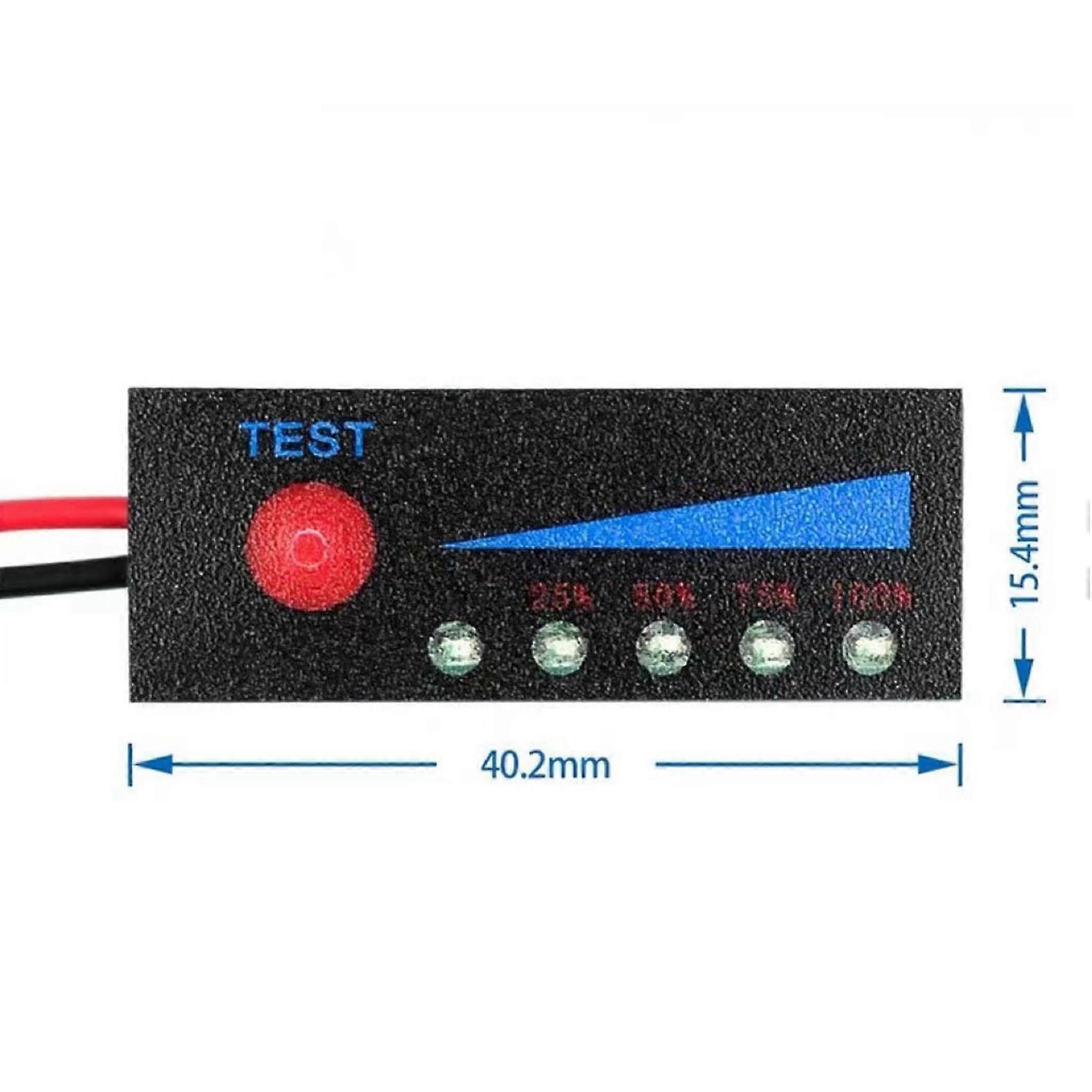 3.7V Lithium Battery Capacity Indicator 2S Battery Level Indicator Display Tester