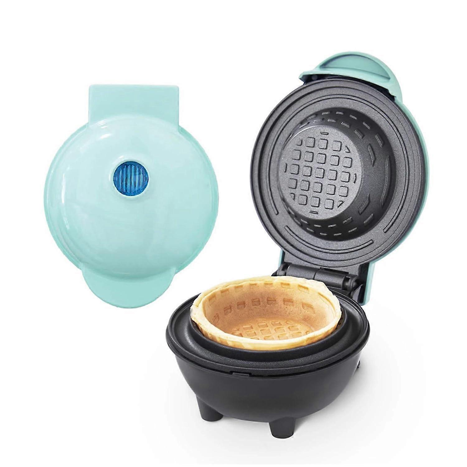 Mini Waffle Maker with NonStick Coating, 4Inch Electric Waffle Bowl Maker for Quick Breakfast