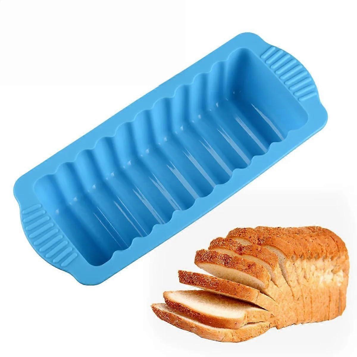 Silicone Baking Mold Loaf Pan Nonstick Rectangular Heat Resistant Tray for Bread Cake Chocolate