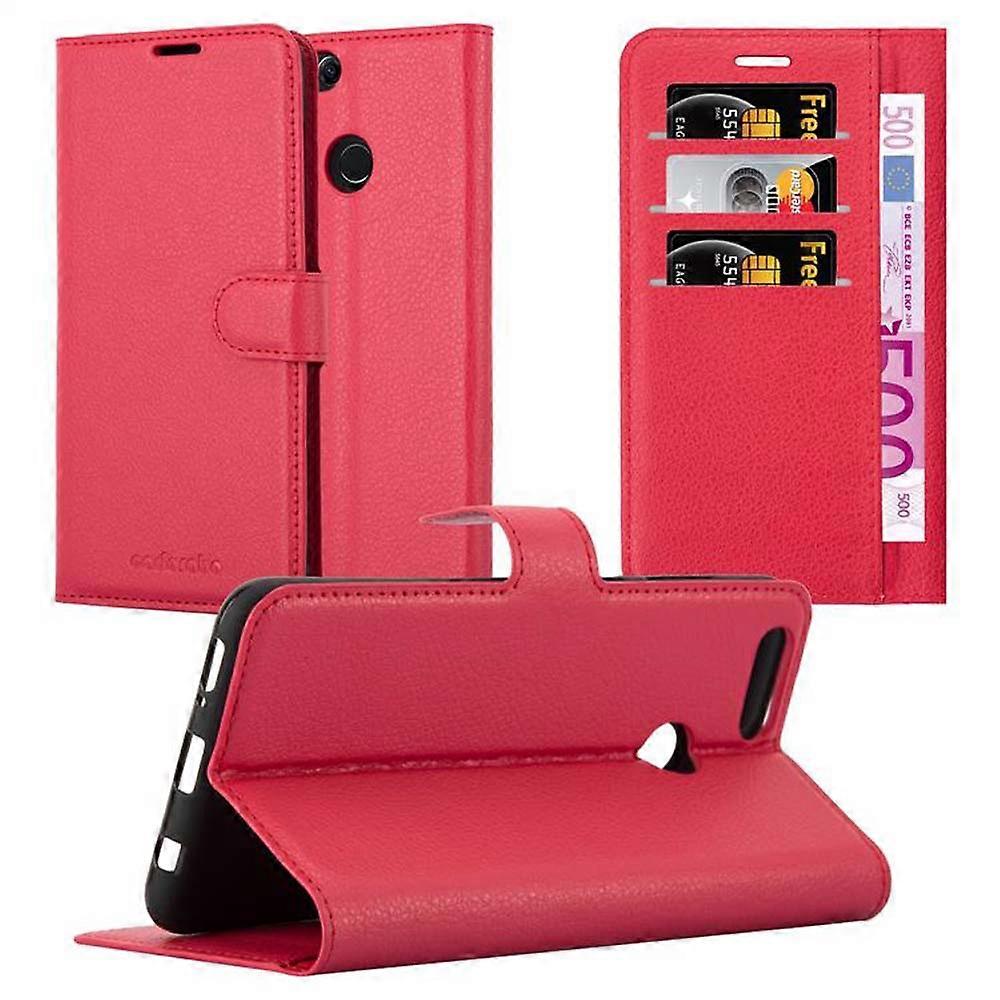 Honor 7X Case - Protective Case with Card Slots and Stand Function