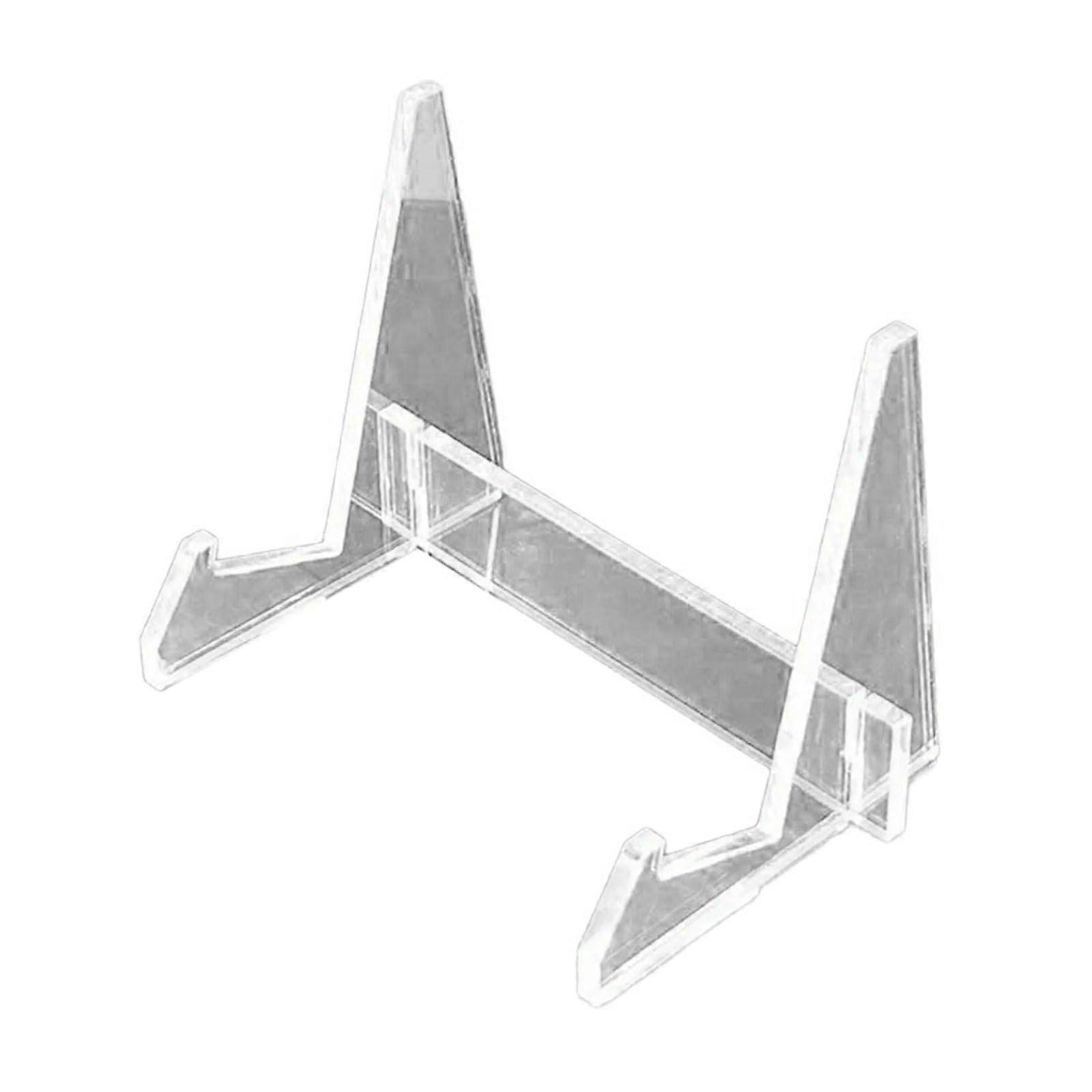 Acrylic Mechanical Keyboard Stand with Ergonomic Typing Angle, Clear Display Rack for Desk