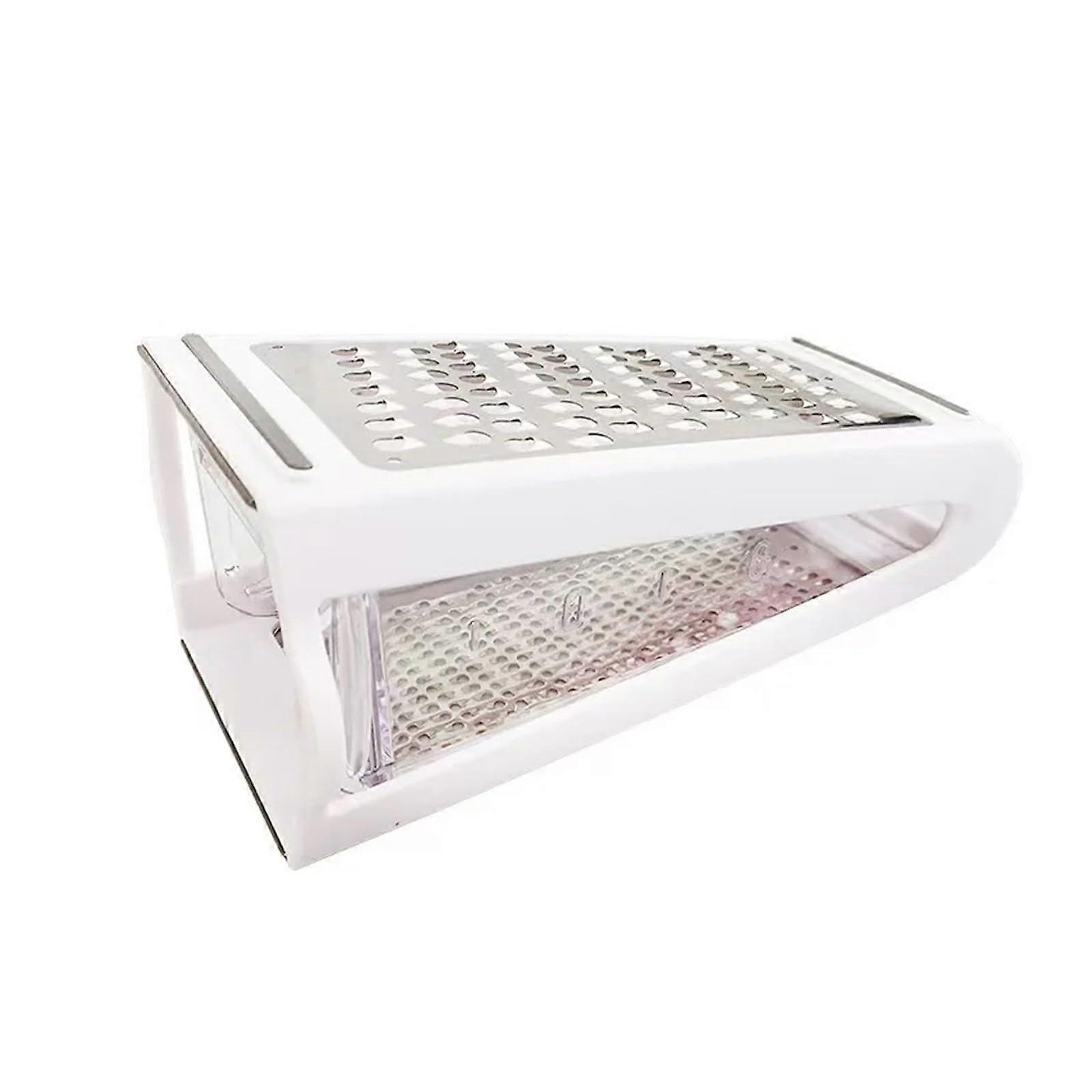 DualSided Cheese and Potato Grater with Butter Cutter, MultiFunction Kitchen Gadget