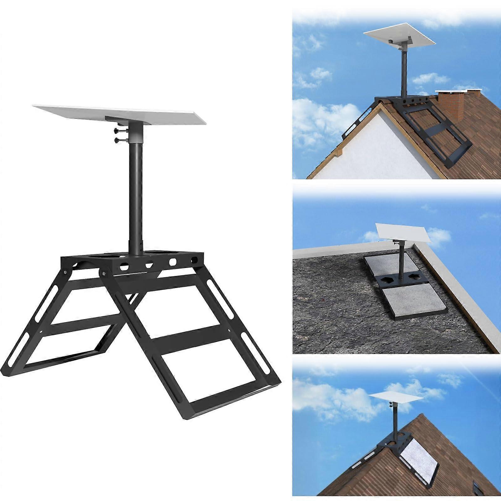 Adjustable Roof Mount for Starlink Gen 3 with WindResistant Triangular Base and NoDrill Installation