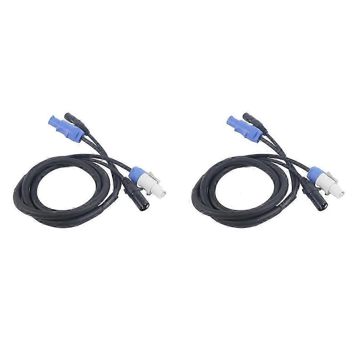 Powercon Cable Combination Plug And XLR Signal Line (B)