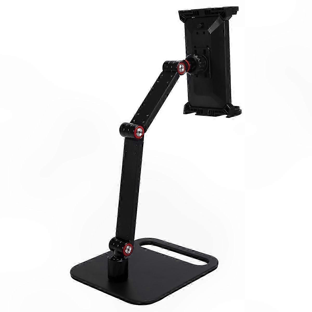 360 Rotating Adjustable Tablet Stand with Desktop Clamp for Tablets and Monitors