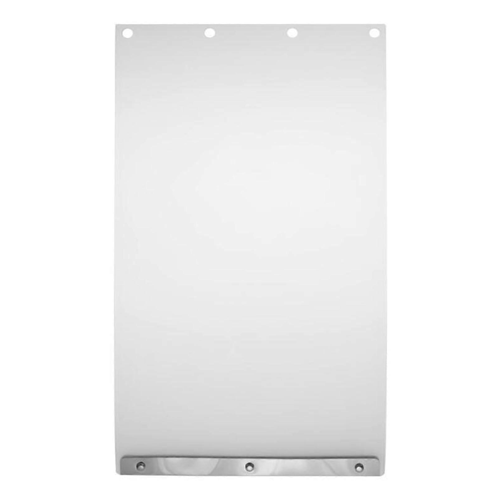 Large Dog Door Flap Replacement with Secure Bottom Lock for Pets, Clear Interior Exterior Type A