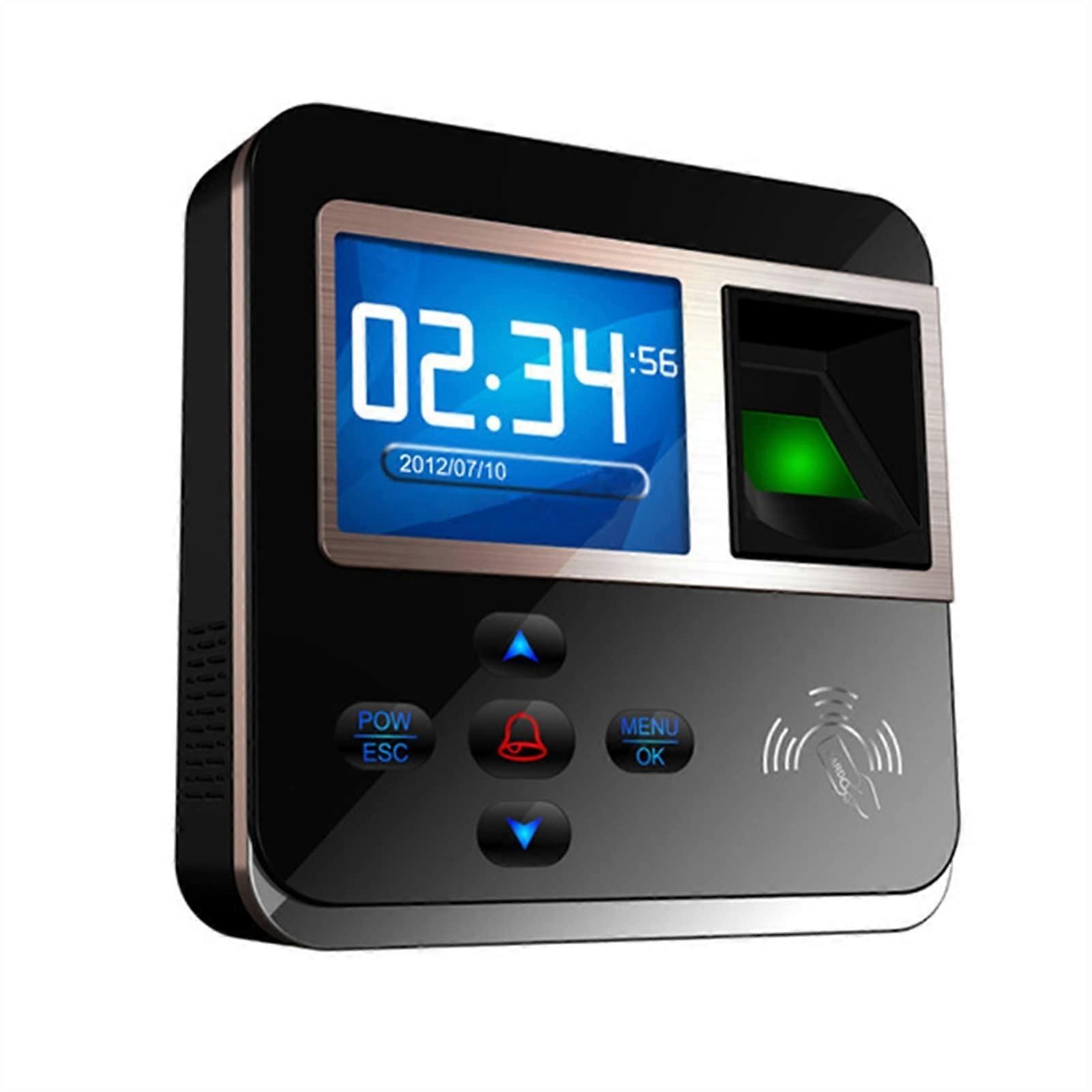 Fingerprint Time Attendance Machine with Fast Recognition, RealTime Sync and MultiAlarm Security for Small Business