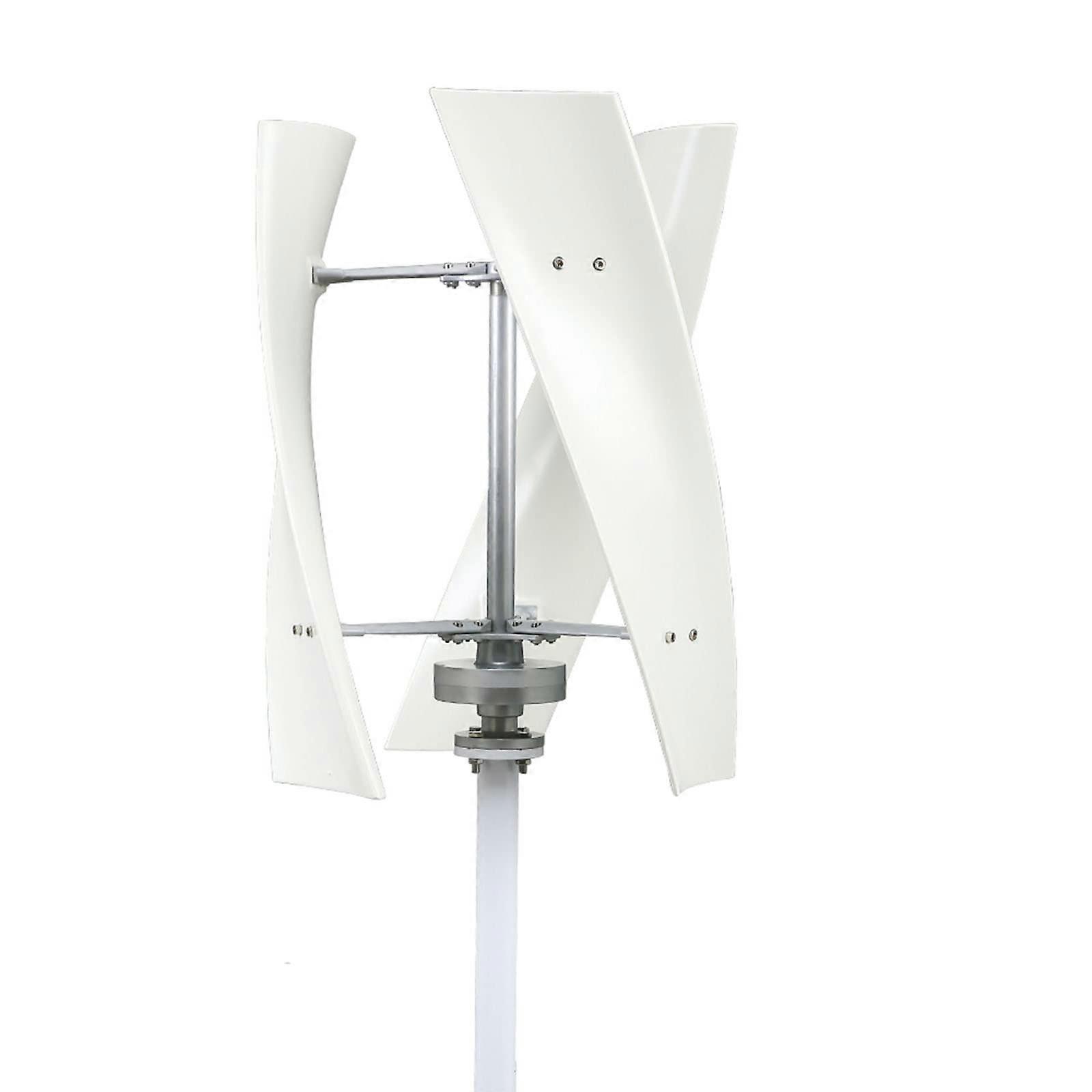 500W Vertical Axis Wind Turbine Generator 48V with Controller, Low Noise 3 Blade Wind Generator for Home Use