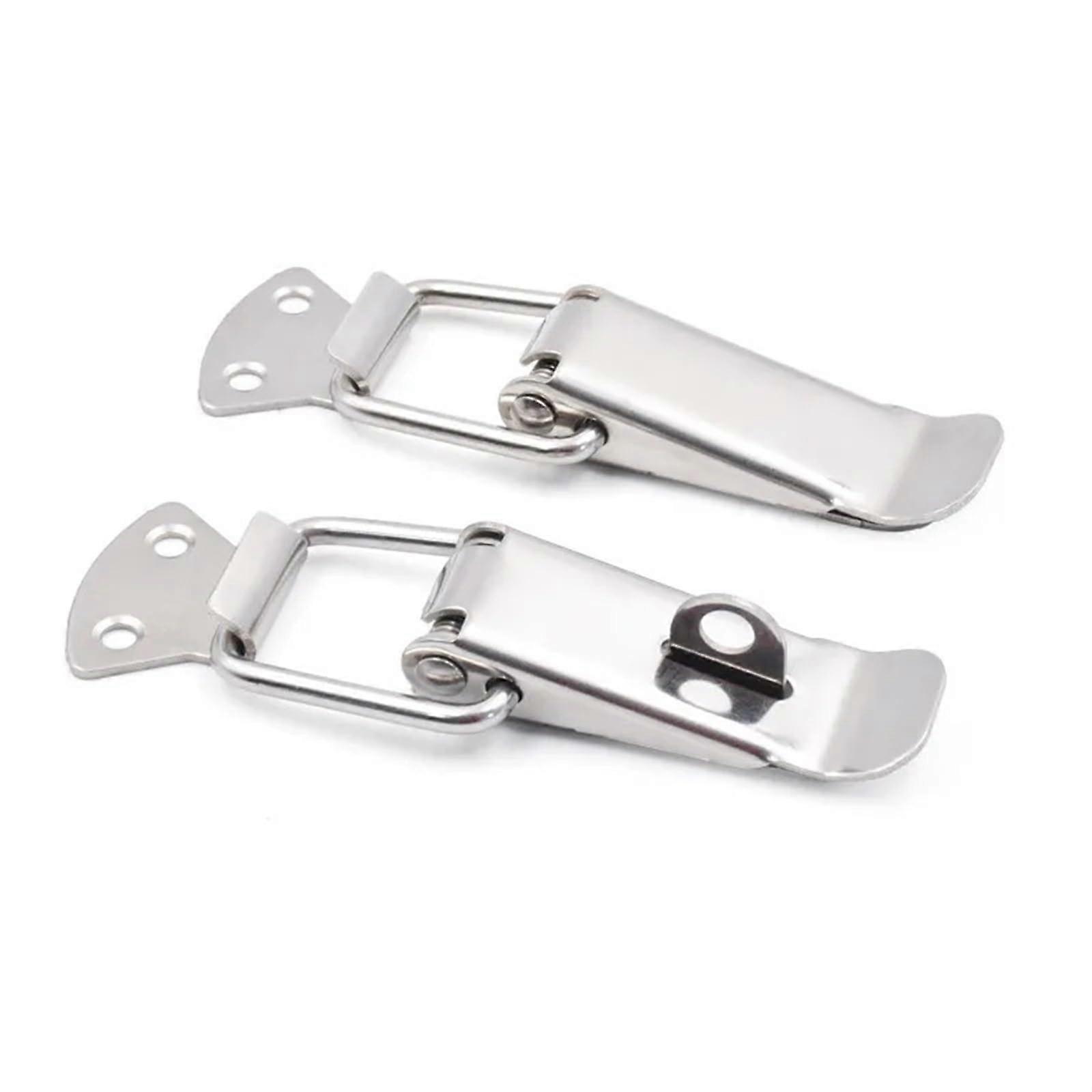 3Pcs Steel Toggle Latch Hasp Lock for Toolbox Chest Box Gift Suitcase with Secure Clamping