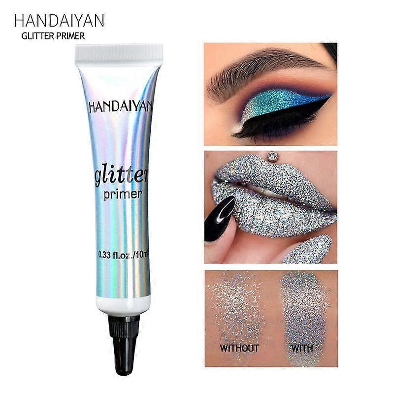 HANDAIYAN Multi-functional Makeup Primer for Lips, Eyes, and Face - Glitter Eyeshadow Base