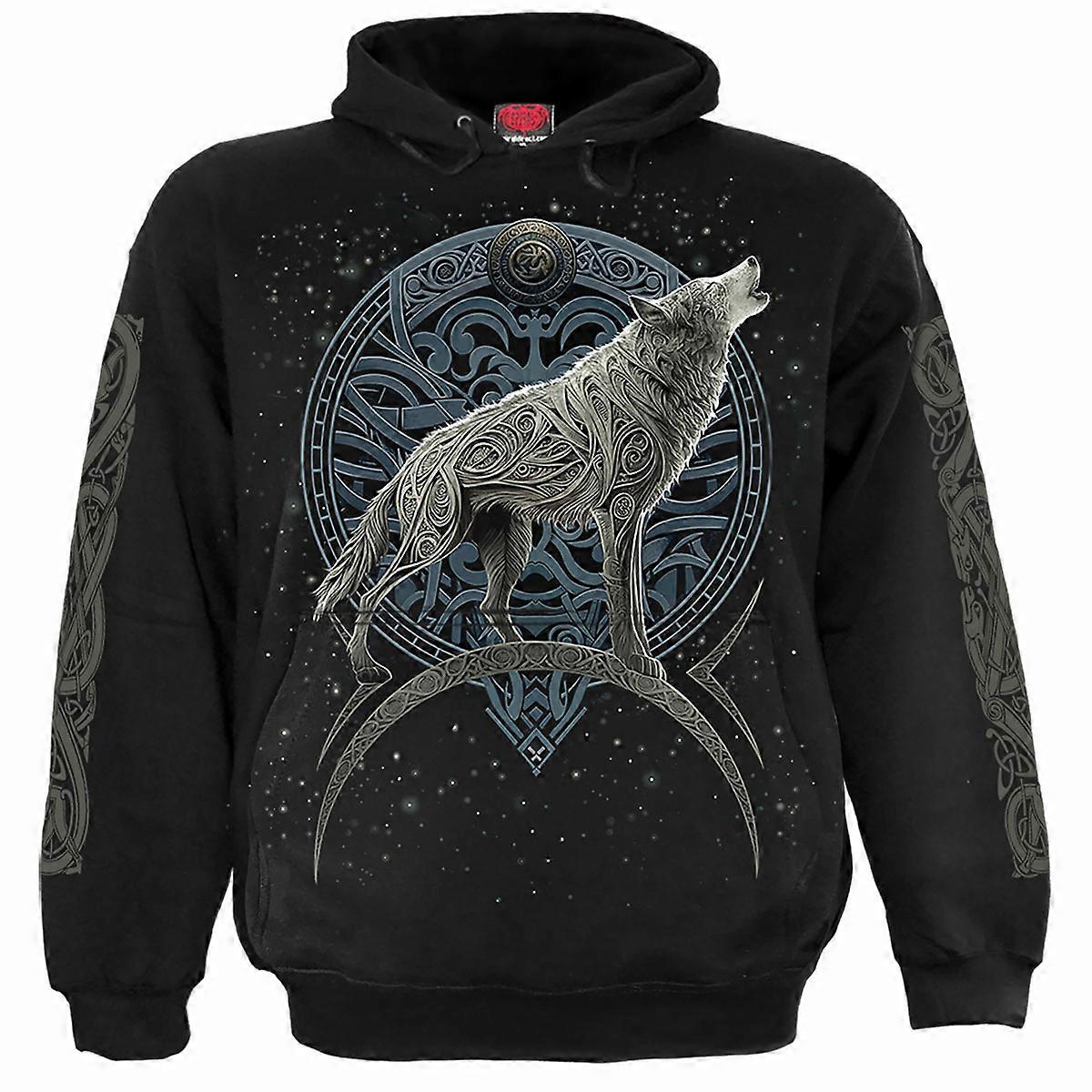 Spiral - CELTIC WOLF - Hoody Black