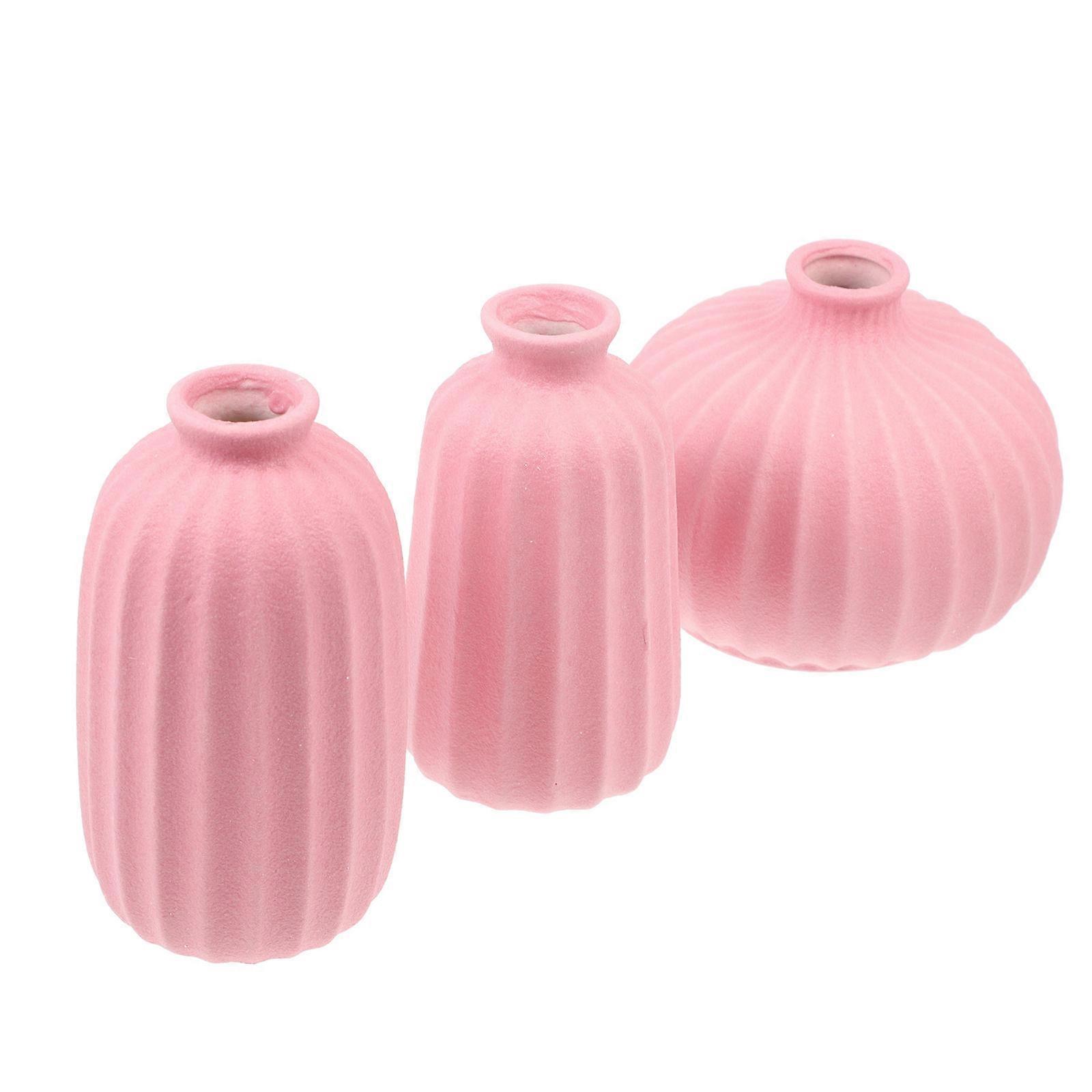 Ceramic Vase Creative Decorative Craft Vase for Decor 3Pcs Set