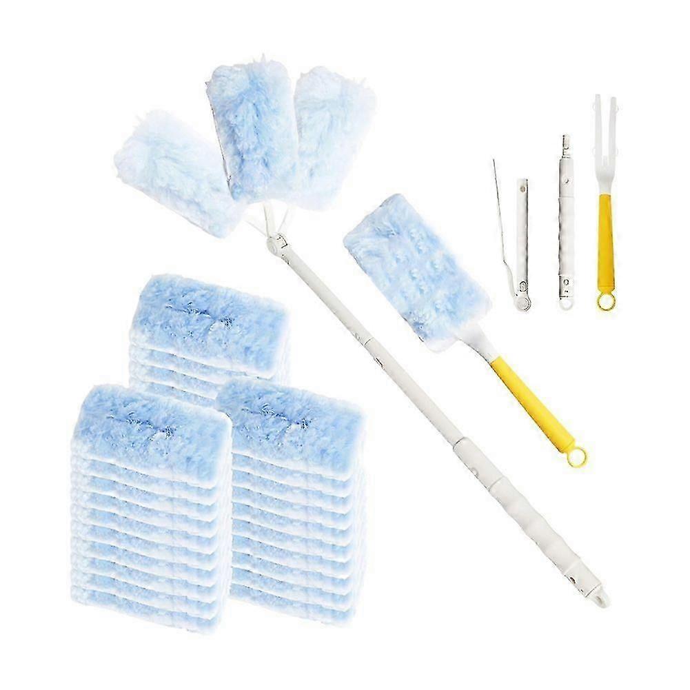 For Swiffer Duster Dust Magnet Refill Set, Duster for Swiffer Telescopic Rod Strong Adsorption Pet Hair, Dust, Allergens