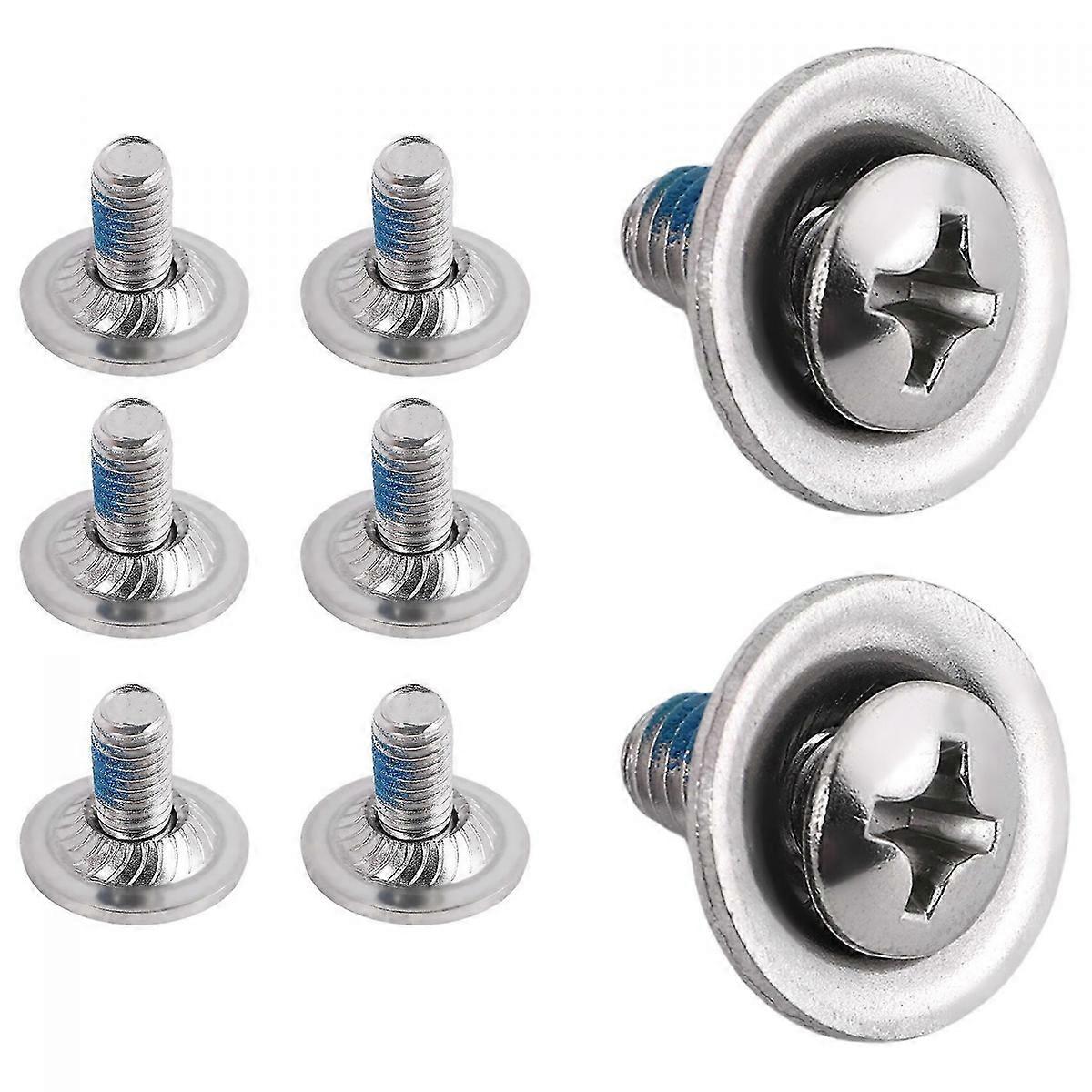 8Pcs Snowboard Binding Screw Set with Washers, Ski Mounting Hardware