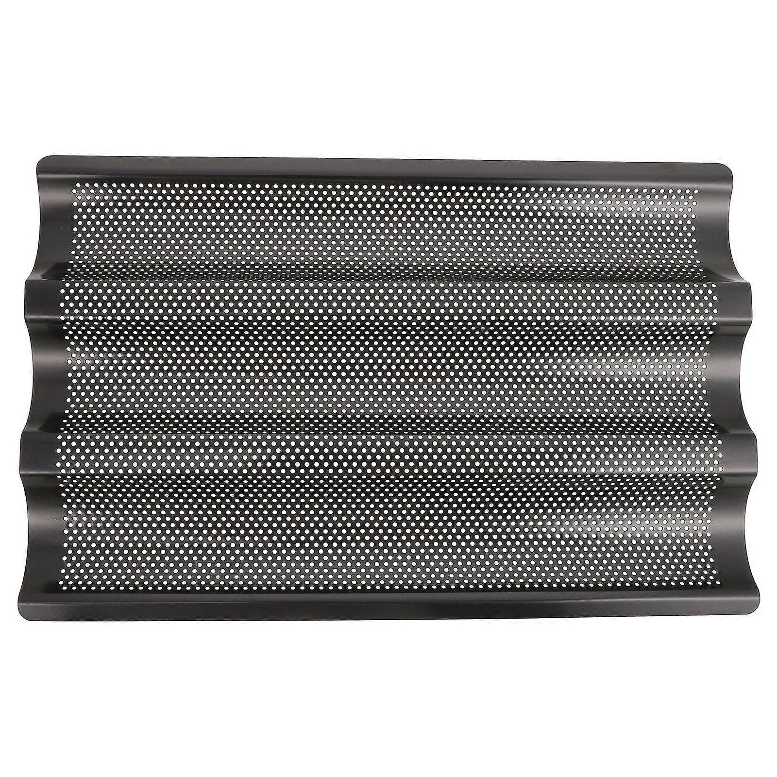 1pc French Bread Baking Pan Nonstick Baking Mold Wave Baking Tray