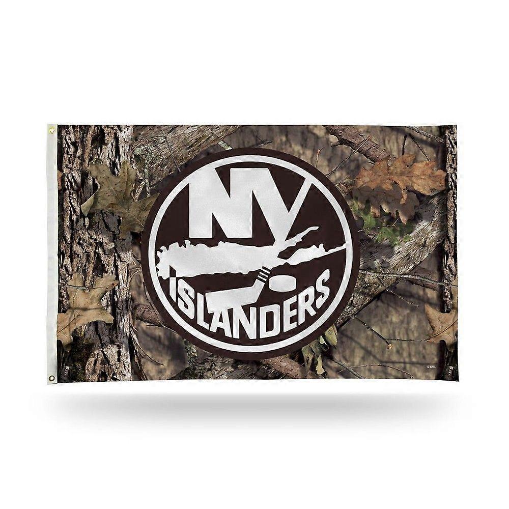 York Islanders Bold Mossy Oak Camo Design Flag IS0316
