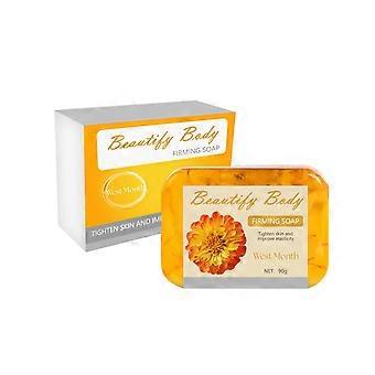 West Month Orange Peel Body Firming Soap - Firms And Shapes, Moisturizes Skin, Deep Cleanses And Slims The Body