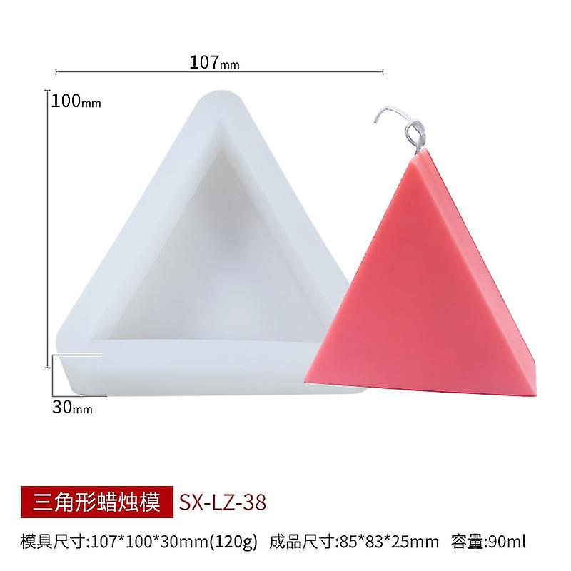 Diy Geometric Shape Aromatic Candles Mold Silicone Epoxy Resin/soap Mo
