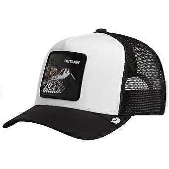 Goorin Bros Outlaw Trucker Hat - Dust White/Void Black