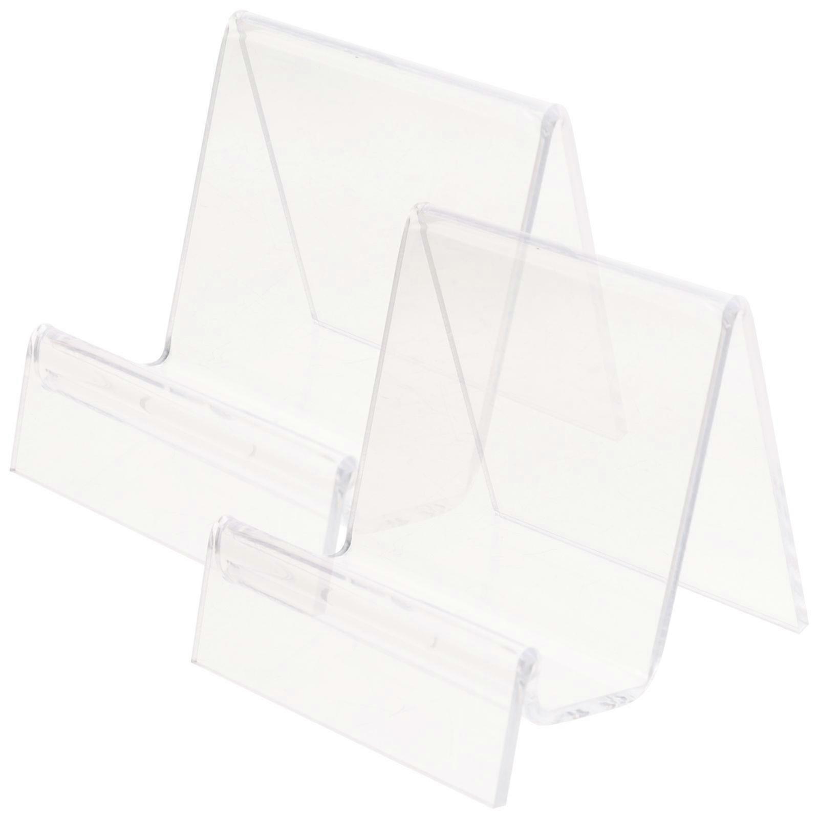 Purse Display Rack Single Layer Stand Display Bracket Transparent 6Pcs