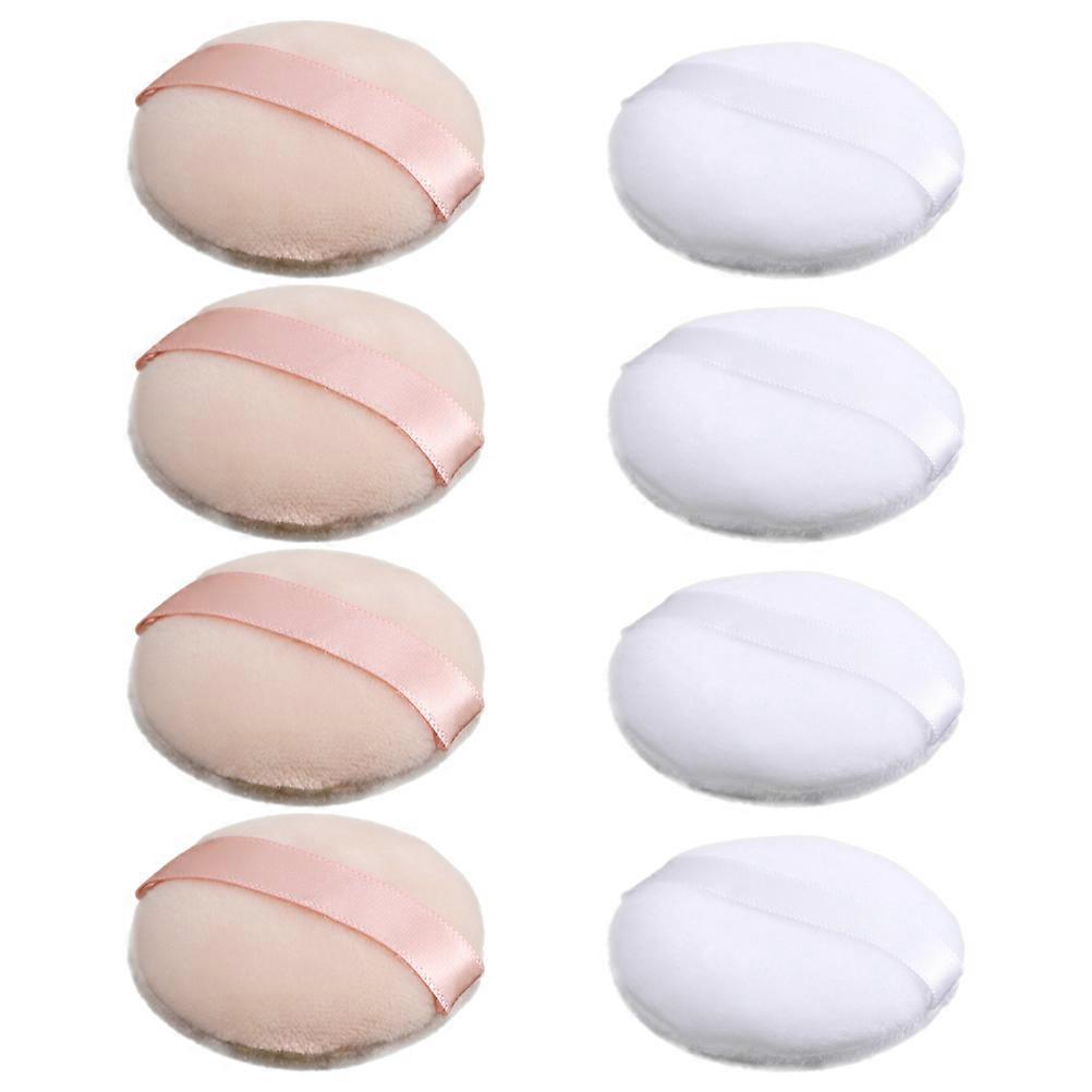 Supple Flocking Makeup Powder for Makeup 8Pcs Assorted