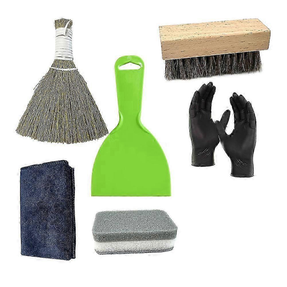 6pcs Headstone Cleaning Kit,Professional Grave Cleaning Kit