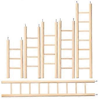 6 Pcs Perroquets Escalade Échelle Perroquet Cage Jouet En Bois Oiseau Stand Oiseau Formation Jouet Perruche Échelle