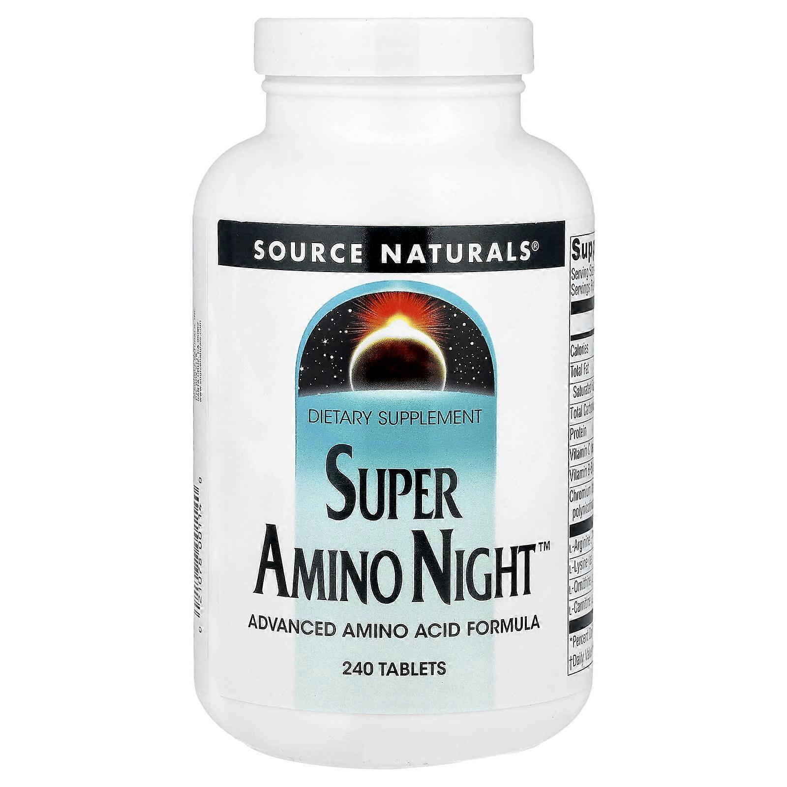 Source Naturals, Super Amino Night™, 240 Tablets