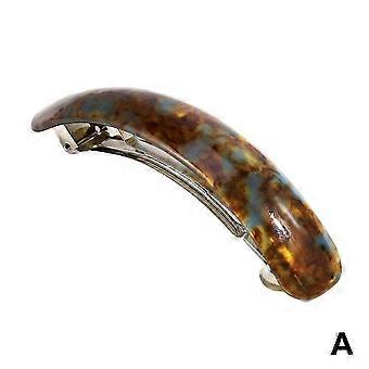 Moda Mujeres Niña Pinza de pelo largo Barrette Horquilla Pinza Cola de caballo Acccessor