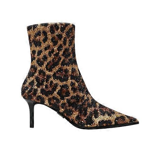 Steve Madden Womens/Ladies Leopard Pattern Ankle Boots