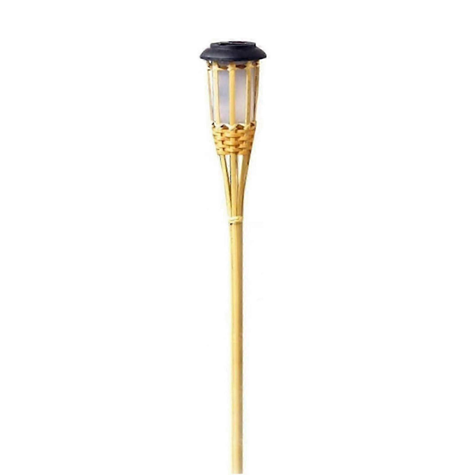 2025 Solar Bamboo Torch Light for Outdoor Flame Effect