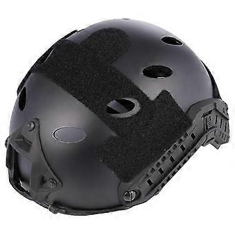 ABS Lightweight Shockproof Helmet for Cycling Outdoor Activities, Black, 9.8x8.7x5.1 Inches