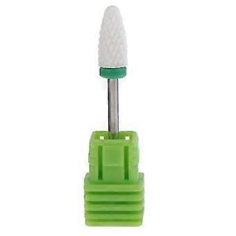 3xCeramic Nail Art Polishing Head Electric Drill Bit Grinding Manicure Tool TC033xx