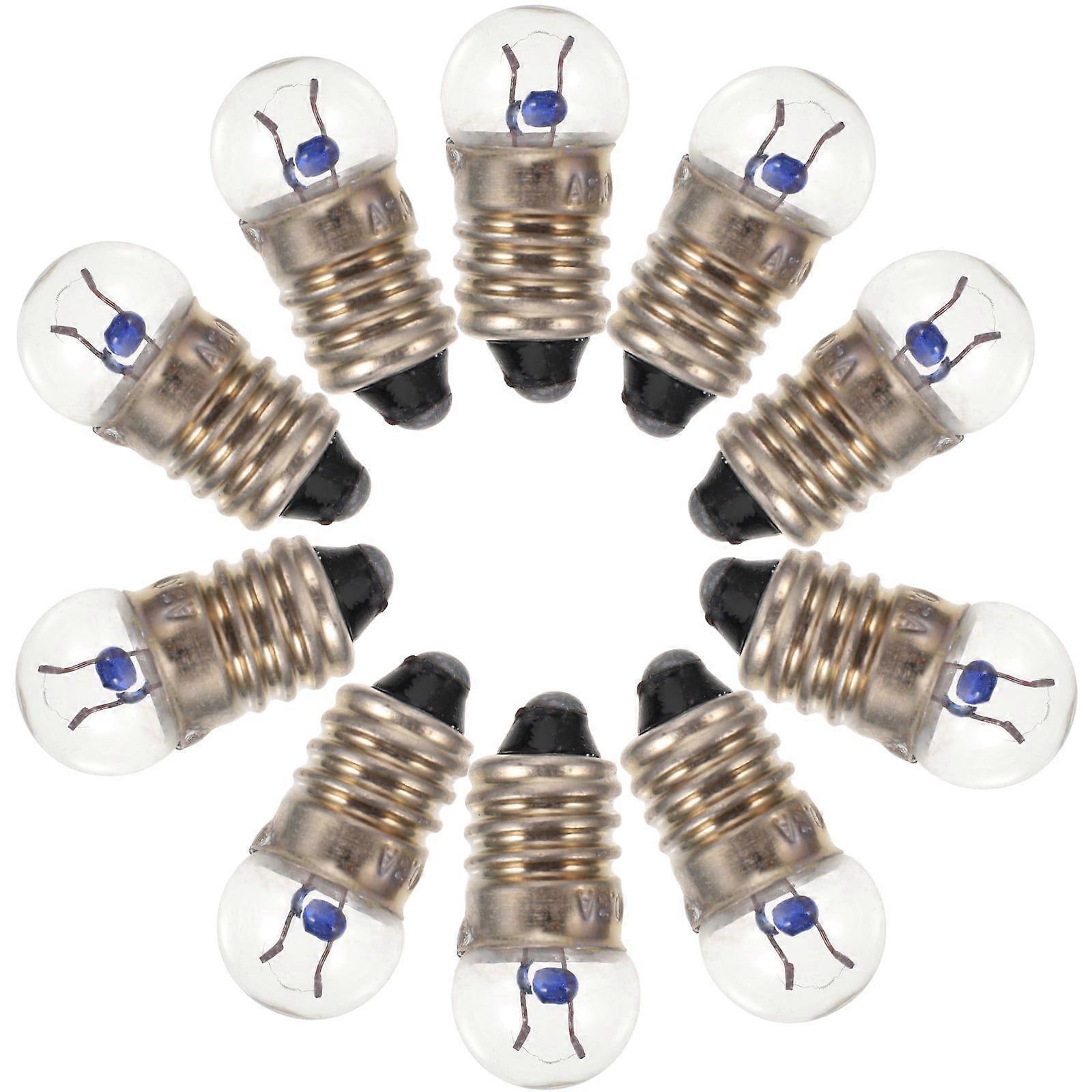 40 Pcs Light Bulb Flashlights E10 Small Electric Bead Micro for Student Physics
