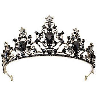 Diamanten tiara met kristallen kroon als hoofdversiering voor bruiloft, verjaardag of festival