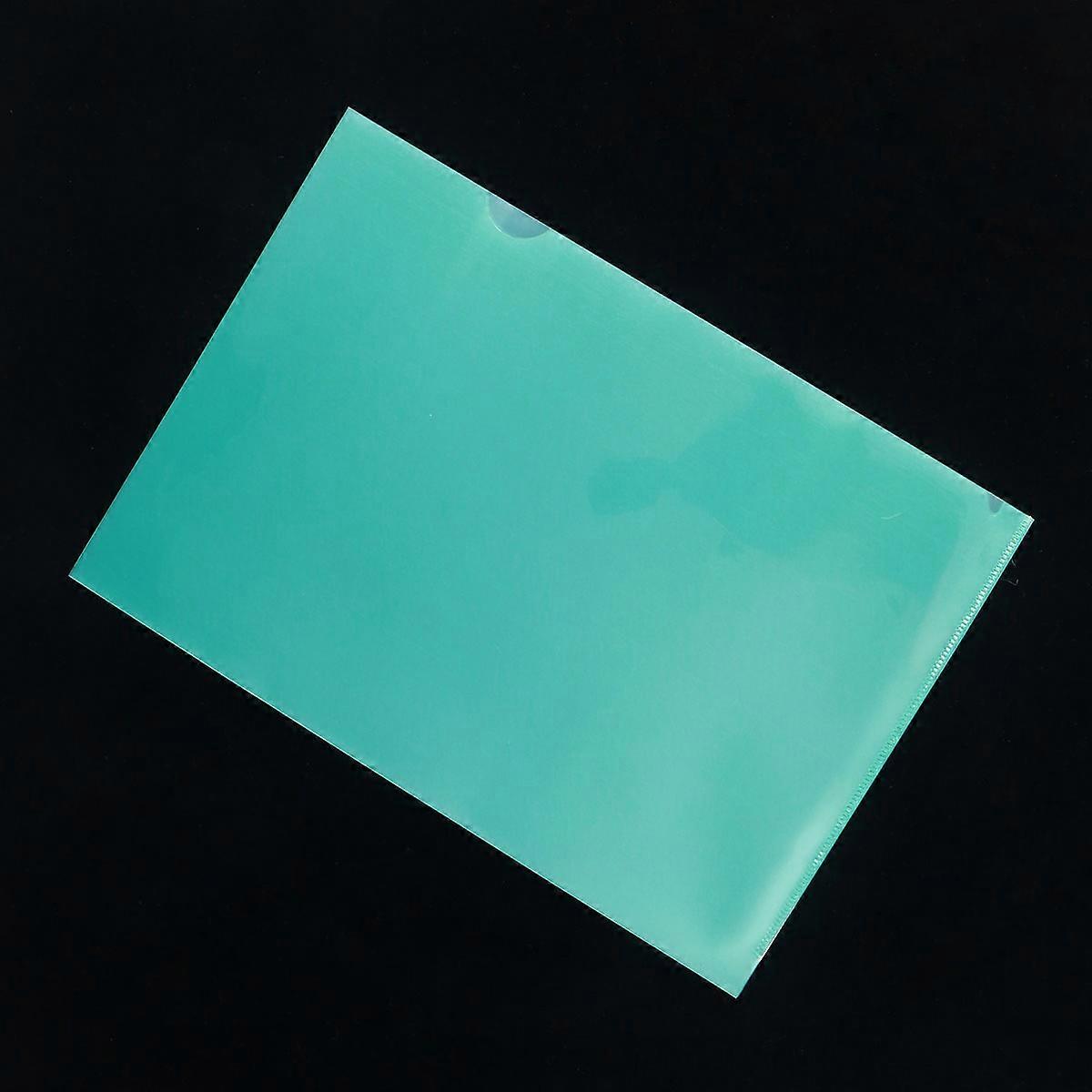 Transparent A4 File Folder for Organizing Papers 30Pcs Green
