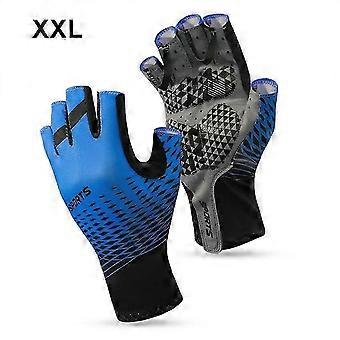 Luvas de meio dedo de ciclismo para homens e mulheres antiderrapante Sports Driving Sun Protection