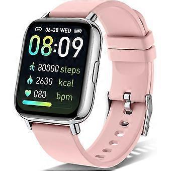 Neuestes Smartwatch-Modell 2026 für Damen, Fitness-Smartwatch mit 1,69"-Touchscreen, Schrittzähler, Herzfrequenz- und Schlafüberwachung, I