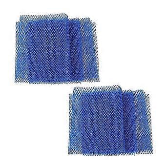 Rubbing Towel Bath Towels for Body Cleaning 2Pcs Blue Chinlon Material