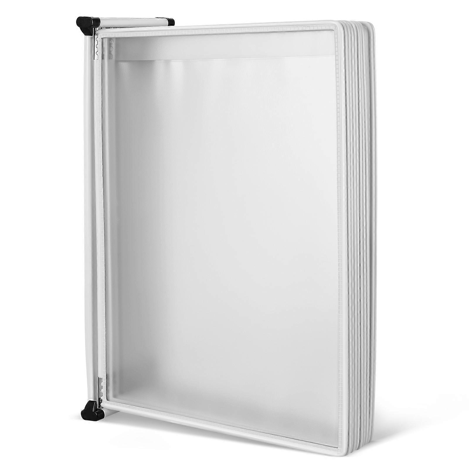 Wall-Mounted Document Display Pocket For Office Library Use Wall Mounted 10-page A4 Reference System Organizing Reference Files Sheet