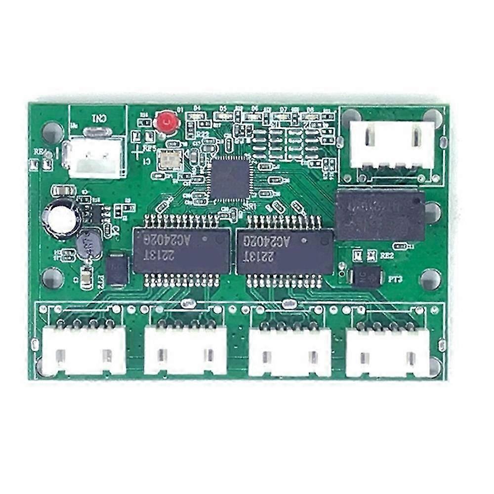 Fast Switch Mini 5 Port Ethernet TAP Switch 10 / 100mbps Network Switch HUB Pcb Module Board for System Integration