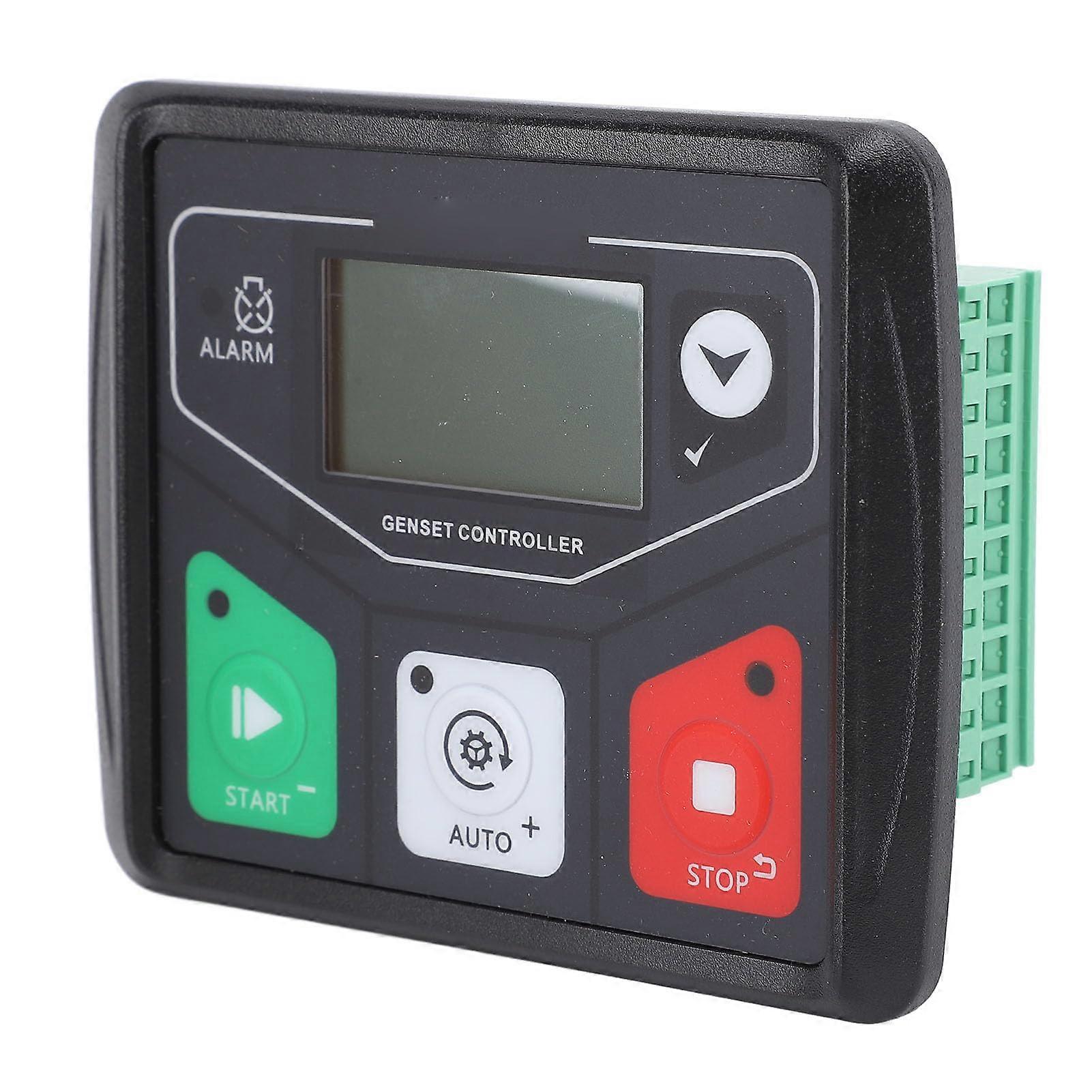 Generator Control Panel with Automatic Backup Activation and Data Logging for Data Centers