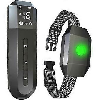 2026 New Vibrating Collar - Complies with the New Law - Training Collar, Range of 2000 Meters, Rechargeable with 4 Modes LED Lights/Sound/Vibration/St