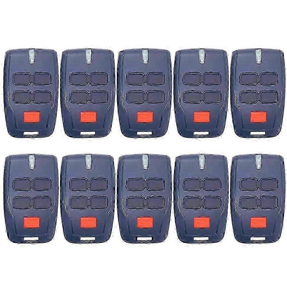 10pcs 433MHz 4 Button Rolling Code Garage Gate Remote Control Compatible with BFT MITTO 2 MITTO 4