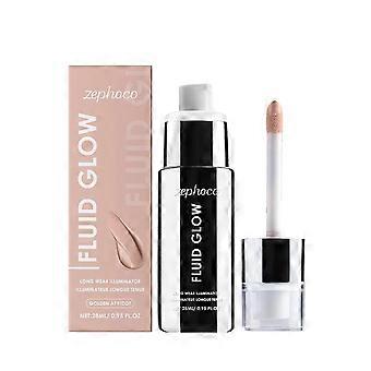 Zephoco Golden Apricot Highlighter – Aufhellendes Kontur-Flüssig-Make-up für einen natürlichen, feuchtigkeitsspendenden und strahlenden Teint.
