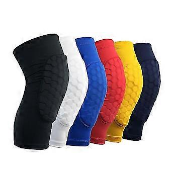 Sports Knee Guard Honeycomb Anti-collision Compression Leg Guard Basketball Football Meniscus Protective Cover-y10
