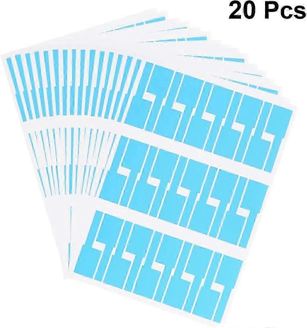 20pcs Cable Sticker P Shape Labels Cable Identification Tags Computer
