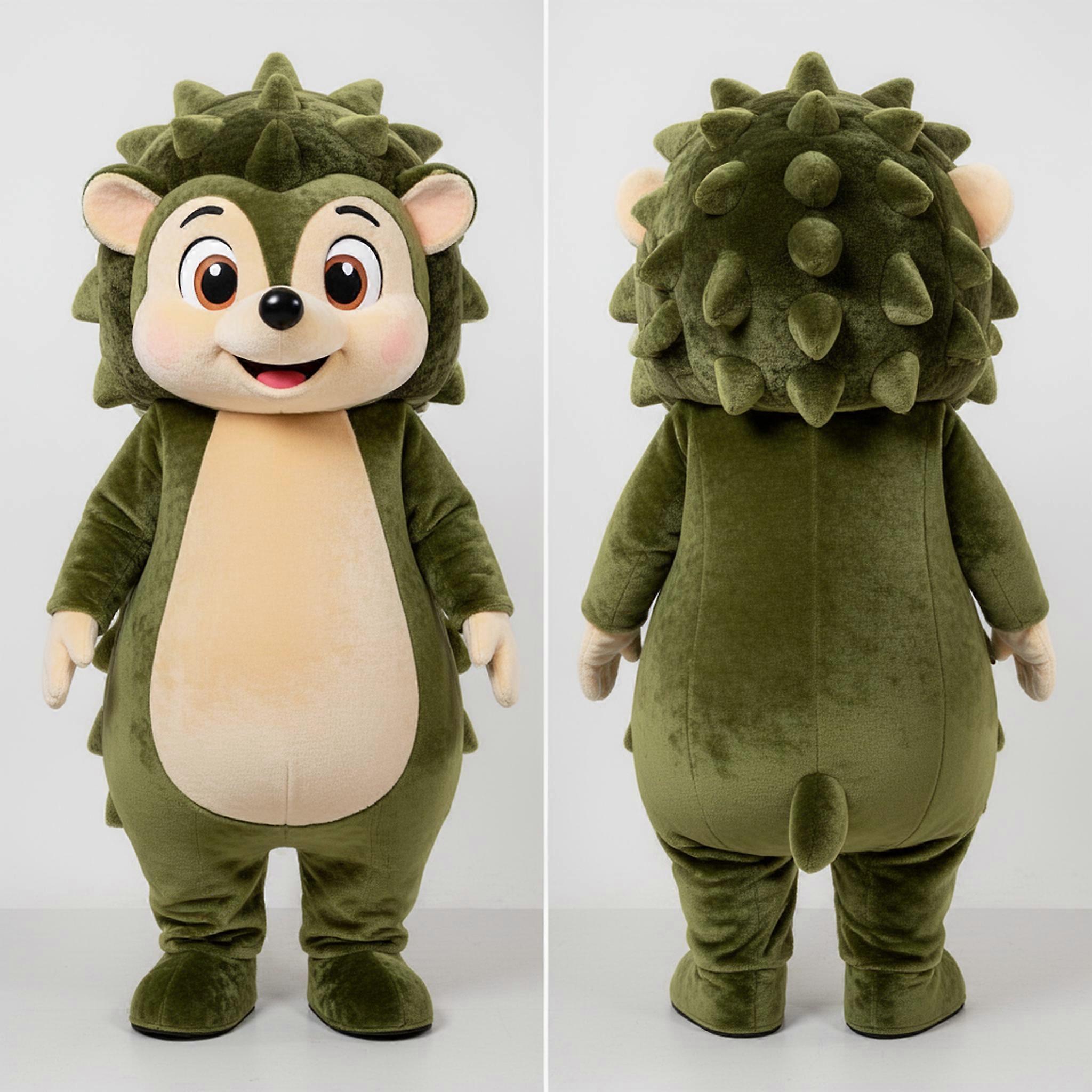 MASTICOT Olive Green Cuddly Hedgehog Mascot